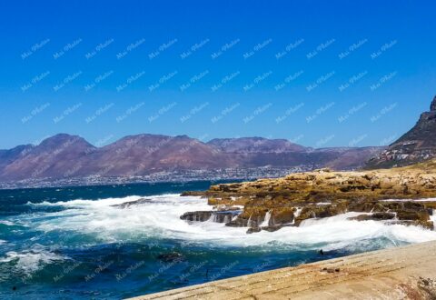 Rocky Beach And Waves At Cape Point Beach In Cape Town South Africa 2