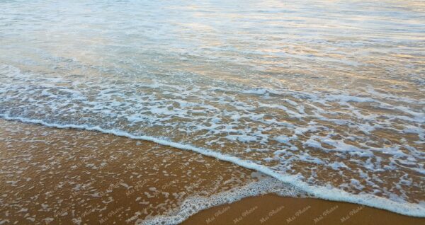 Sand, Waves, And Sea Foam During Sunset In Hikkaduwa Sri Lanka Relaxing Vacation 6