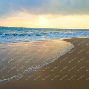 Sand, Waves, And Sea Foam During Sunset In Hikkaduwa Sri Lanka Relaxing Vacation 7