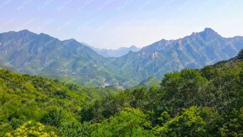 Mountains and landscape in China